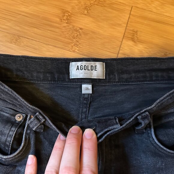 Agolde Harper Crop Jean In Hush - Picture 8 of 9
